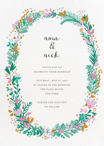 Miss Ivy - Wedding Invitation by Mr. Boddington's Studio