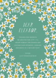 Among the Daisies - Thank You Card by Mr. Boddington's Studio