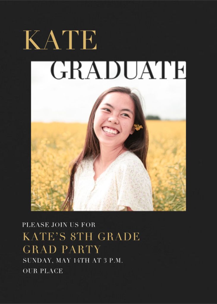 Graduated! - Graduation Party Invitation | Send online instantly | RSVP ...