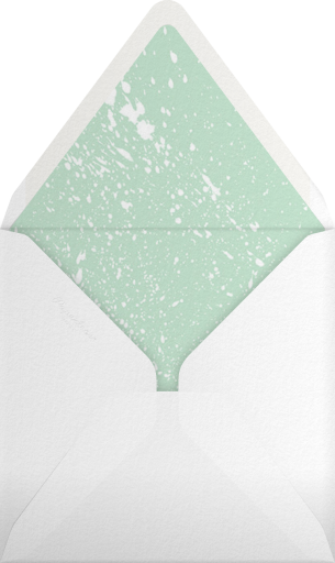 Splatter Cloth II (Save the Date) - Paperless Post Envelope