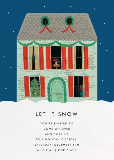 Night Before Christmas (Invitation) - Holiday Party Invitation by Rifle Paper Co.
