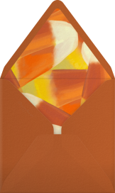 Candy Corn - Paperless Post Envelope