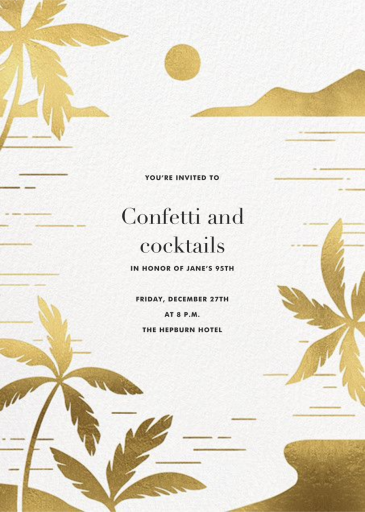 Moon Lagoon - Birthday Invitation by Paperless Post