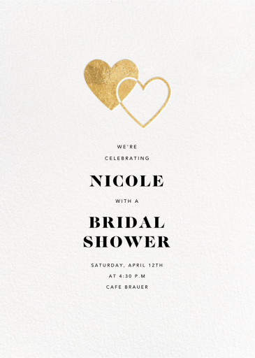 Heart to Heart - Bridal Shower Invitation by Paperless Post