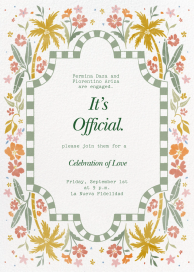 Palm Paradise - Engagement Party Invitation by Paperless Post
