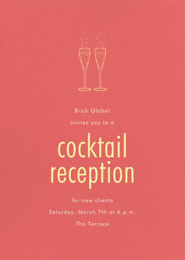 Coral - Business Invitation by Paperless Post