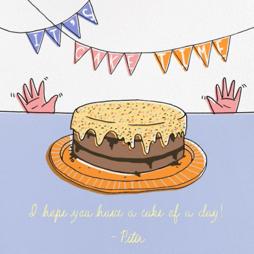 Almost Cake Time - Birthday Card by Paperless Post