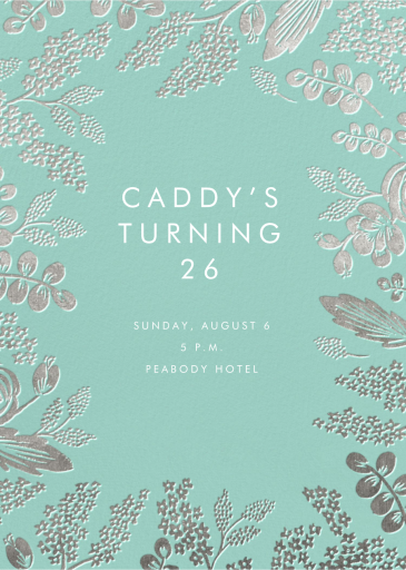 Heather and Lace - Birthday Invitation by Rifle Paper Co.