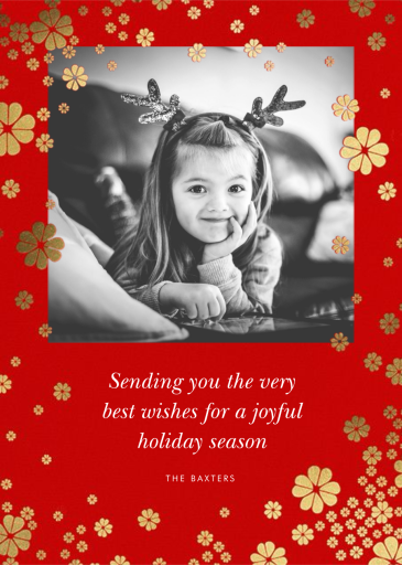 Clover and Over Photo - Holiday Card by kate spade new york