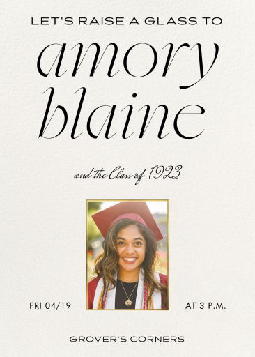 Warm Welcome - Graduation Party Invitation by Paperless Post