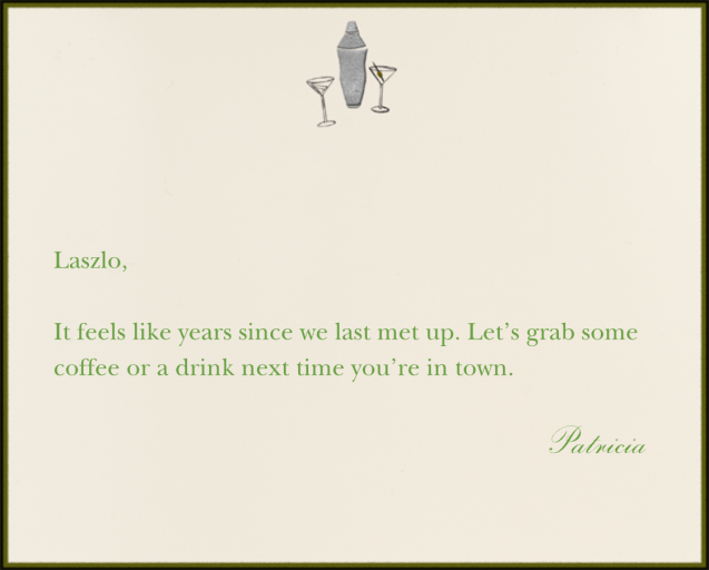 Mini Cocktail Set - Stationery by Paperless Post