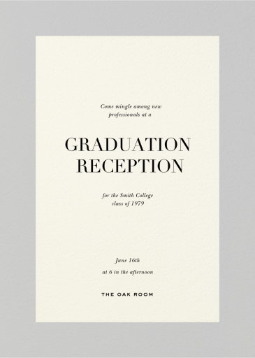 A La Mode - Graduation Party Invitation by Paperless Post