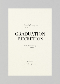 Simple Minimalist Text Invitation