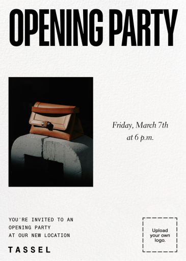 Photo and White Space (Customizable Template) - Business Event Invitation by Paperless Post