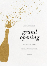 Champers - Launch Party Invitation by Paperless Post
