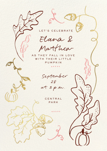 On the Vine - Baby Shower Invitation by Pulp Templates Co.