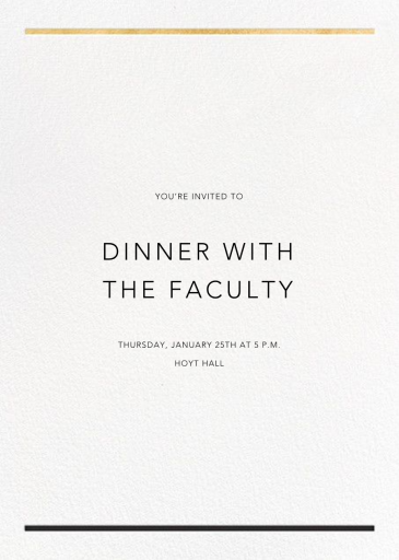 Minimal Foil Border - Networking Event Invitation by Paperless Post