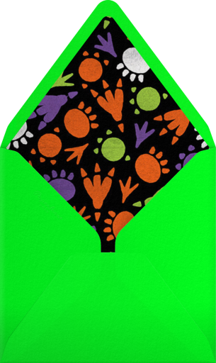 Dino Dress Up - Paperless Post Envelope