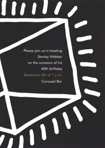 Radiant Cube - Birthday Invitation by Paperless Post
