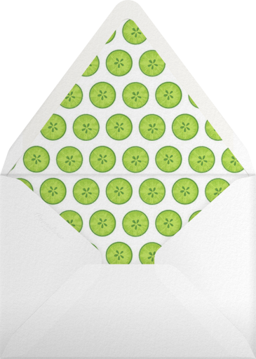 Spa Mask - Paperless Post Envelope