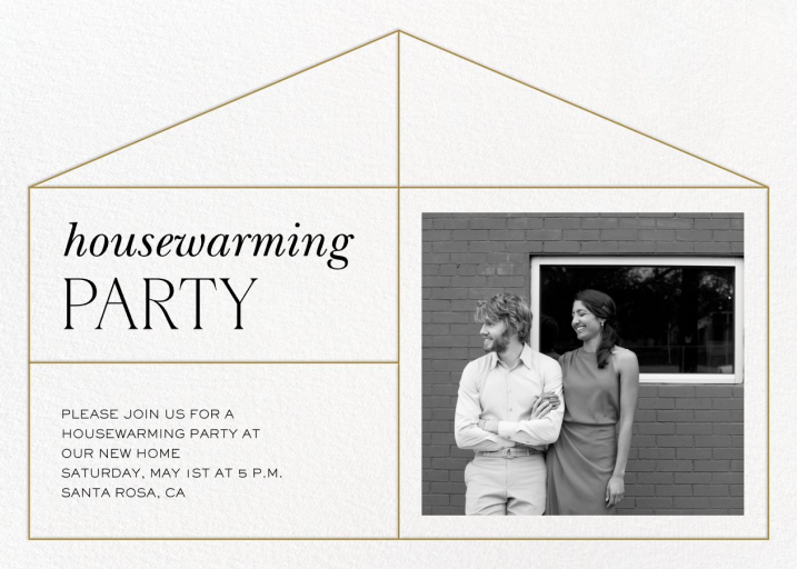 House Frame - Housewarming Invitation by Paperless Post