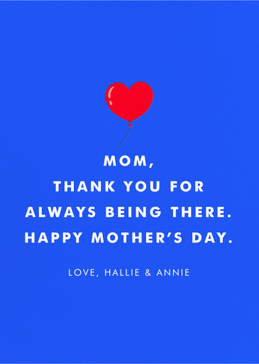 Puppy Love - Mother's Day Card by Hello!Lucky - Back