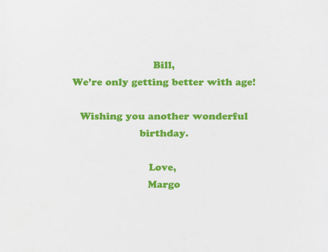 Chevron Birthday - Birthday Card by Paperless Post - Back