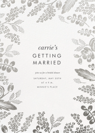Heather and Lace - Bridal Shower Invitation by Rifle Paper Co.