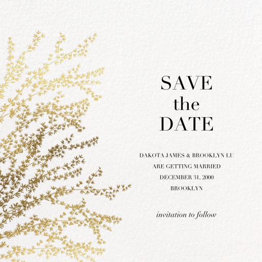Forsythia Branch - Party Invitation by Paperless Post