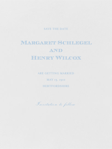 Pearl White Plain (Save The Date) by Crane & Co.