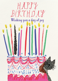 Famished Feline - Birthday Card by Mr. Boddington's Studio