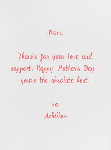 Mommy's 15 Minutes - Mother's Day Card by Mr. Boddington's Studio - Back