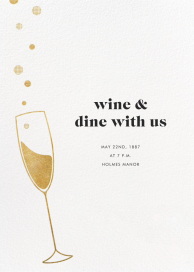 Champagne Flute - Party Invitation by Paperless Post