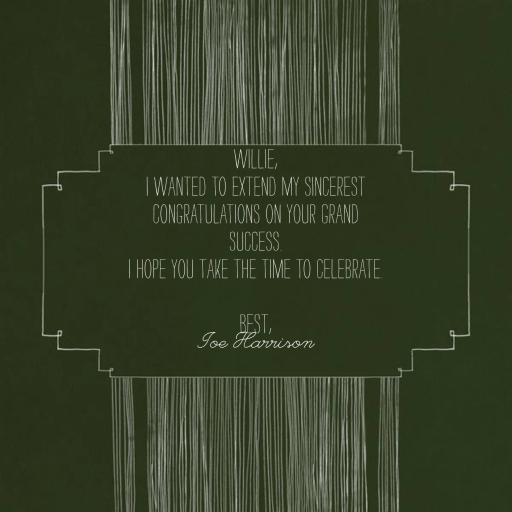 Chalkboard Congrats - Greeting Card by Paperless Post - Back