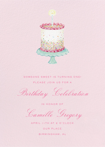 Funfetti Cake Pink (Lucy Young) by Dogwood Hill