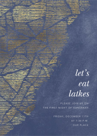 Prism Fade - Hanukkah Invitation by Kelly Wearstler