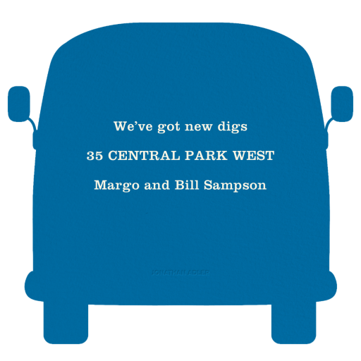 Bus 4 Love - Moving Announcement by Jonathan Adler - Back