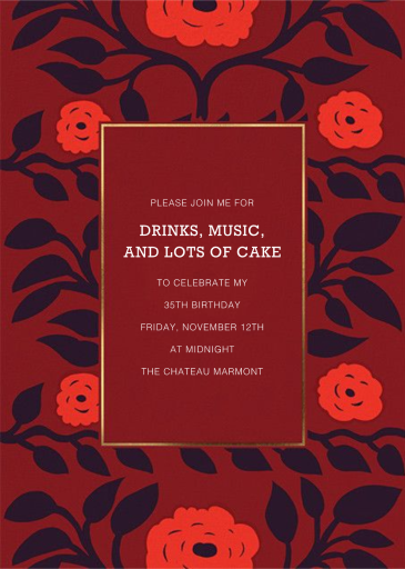 Naaimo - Birthday Invitation by Marimekko