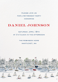 Sunny Harbor (Riley Sheehey) - Retirement and Farewell Party Invitation by Dogwood Hill