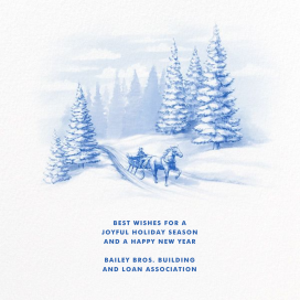 Through the Woods - Holiday Card by Paperless Post