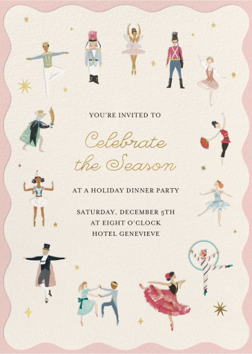 Nutcracker Magic - Holiday Party Invitation by Meri Meri