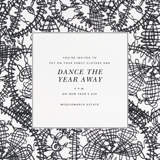 Scribble Print by Oscar de la Renta