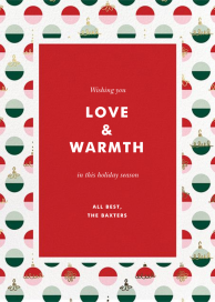 Dipped Ornaments - Holiday Card by kate spade new york