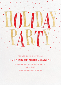Jaunty Party - Christmas Party Invitation by Paperless Post