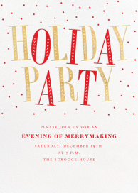 Jaunty Party - Holiday Party Invitation by Paperless Post