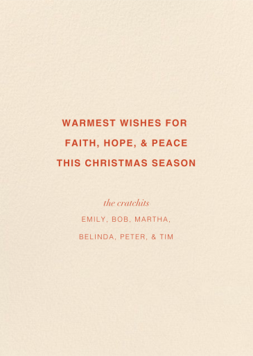 Three Wise Men (Barbara Dziadosz) - Christmas Card by Red Cap Cards - Back