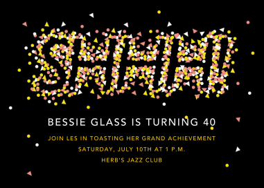 The Surprise is Shaping Up by Paperless Post