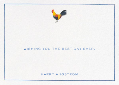 Red Rooster - Stationery by Paperless Post