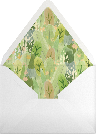 Leaf Hedge - Paperless Post Envelope
