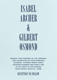 Quai I - Wedding Invitation by Paperless Post